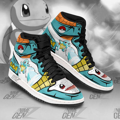 Pokemon Squirtle JD Sneakers Custom Anime Shoes