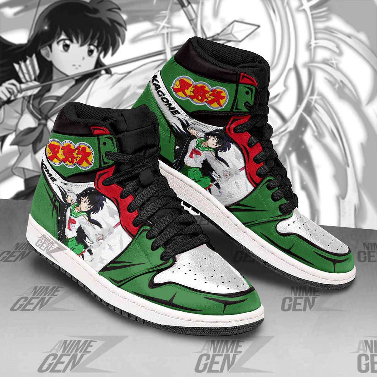 Higurashi Kagome JD Sneakers Inuyasha Custom Anime Shoes