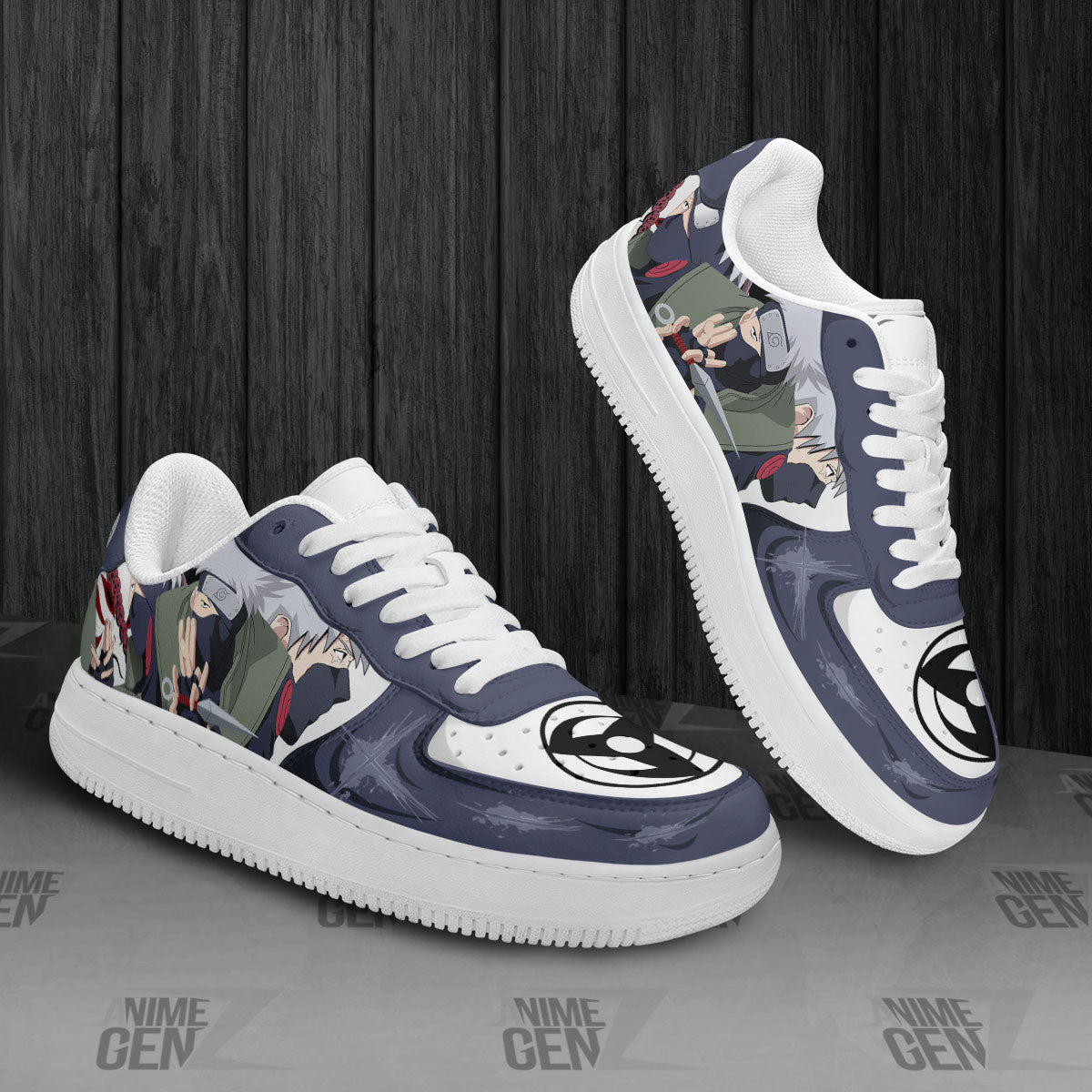Naruto Kakashi Air Sneakers Custom Anime Shoes