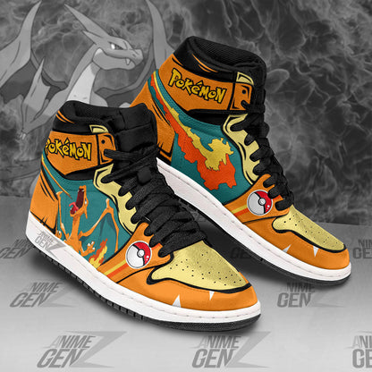 Pokemon Charizard JD Sneakers Custom Pokemon Anime Shoes