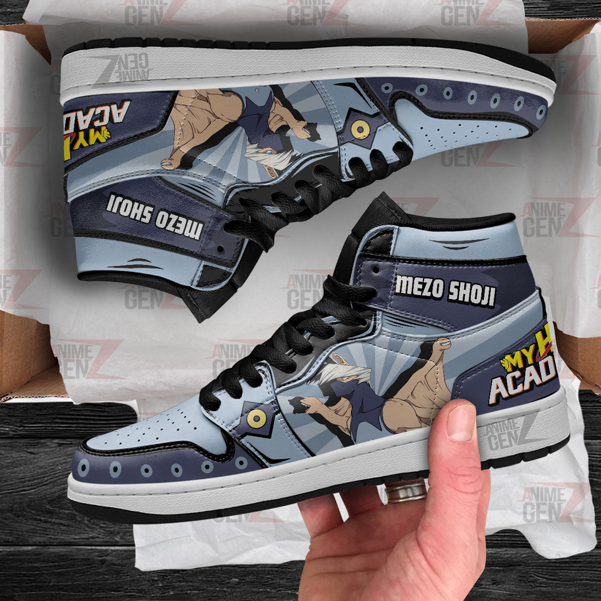 BNHA Mezo Shoji JD Sneakers Custom Anime My Hero Academia Shoes