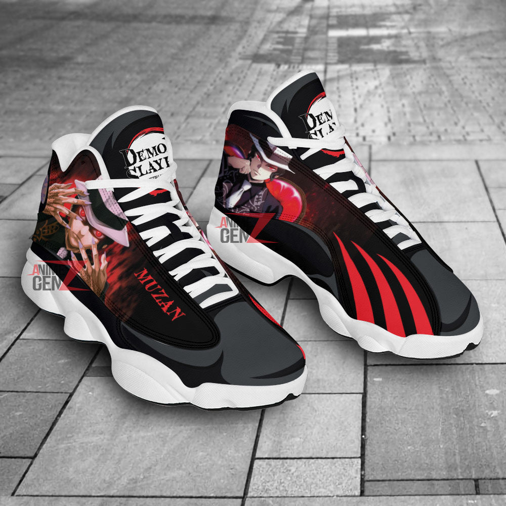 Demon Slayer Muzan Air Jordan 13 Sneakers Custom Anime Shoes