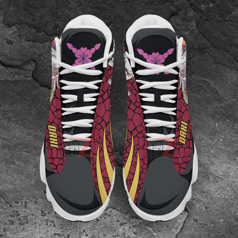Demon Slayers Daki Air Jordan 13 Custom Anime Shoes