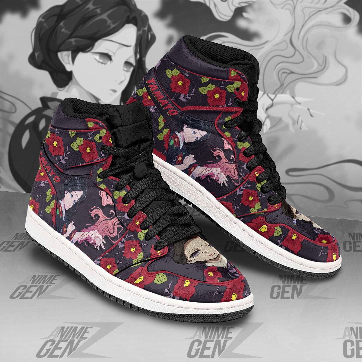 Demon Slayers Tamayo JD Sneakers Custom Anime Shoes