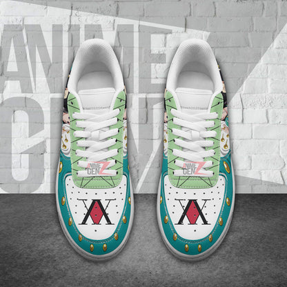 Hunter x Hunter Illumi Zoldyck Air Sneakers Custom Anime Shoes