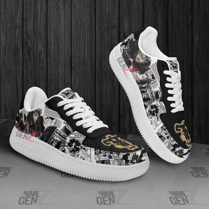 Black Clover Asta Air Sneakers Custom Anime Shoes