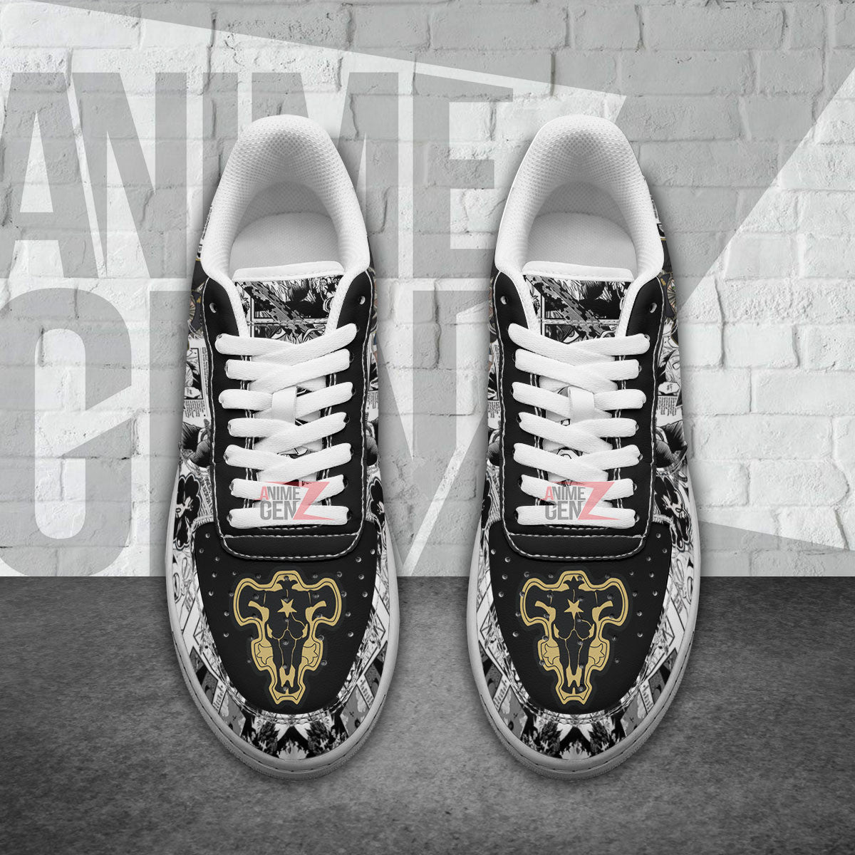 Black Clover Asta Air Sneakers Custom Anime Shoes