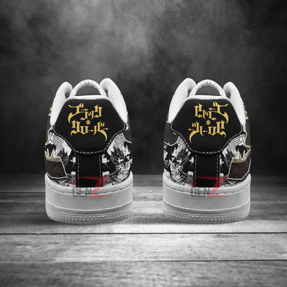 Black Clover Asta Air Sneakers Custom Anime Shoes