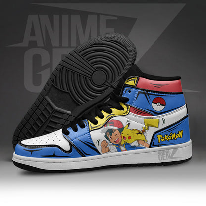 Pokemon Satoshi Pikachu JD Sneakers Custom Anime Shoes