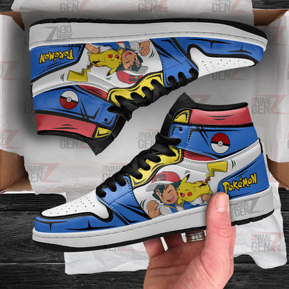 Pokemon Satoshi Pikachu JD Sneakers Custom Anime Shoes