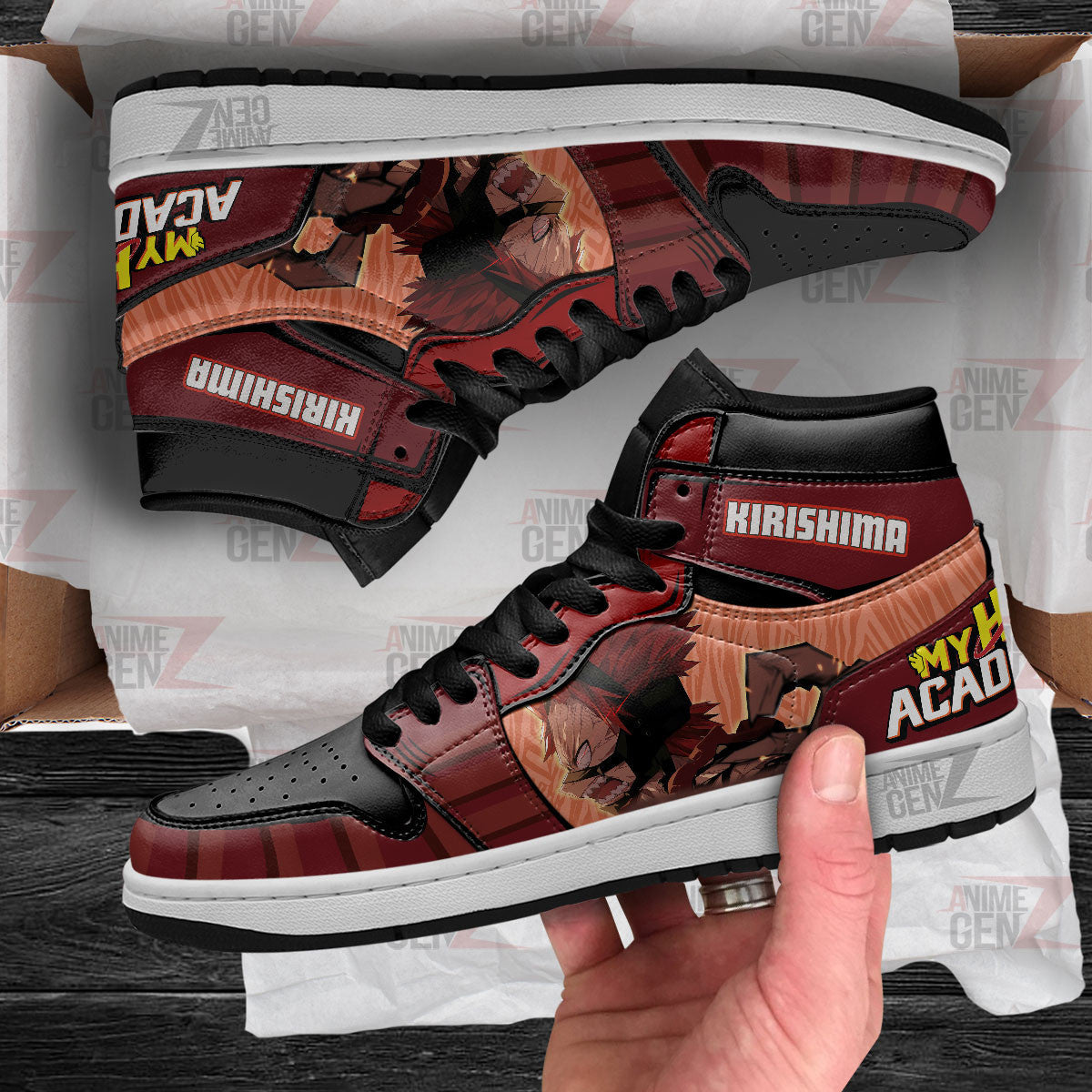 Eijiro Kirishima JD Sneakers Custom Anime My Hero Academia Shoes