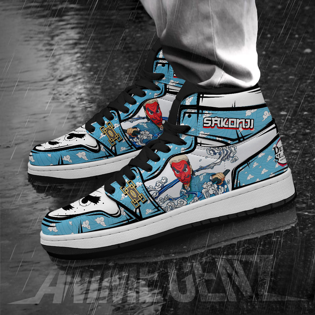 Demon Slayer JD Sneakers Urokodaki Sakonji Custom Anime Shoes