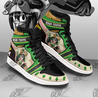 Asui Tsuyu JD Sneakers Custom Anime My Hero Academia Shoes
