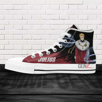 Black Clover Julius Novachrono High Top Shoes Custom Anime Sneakers