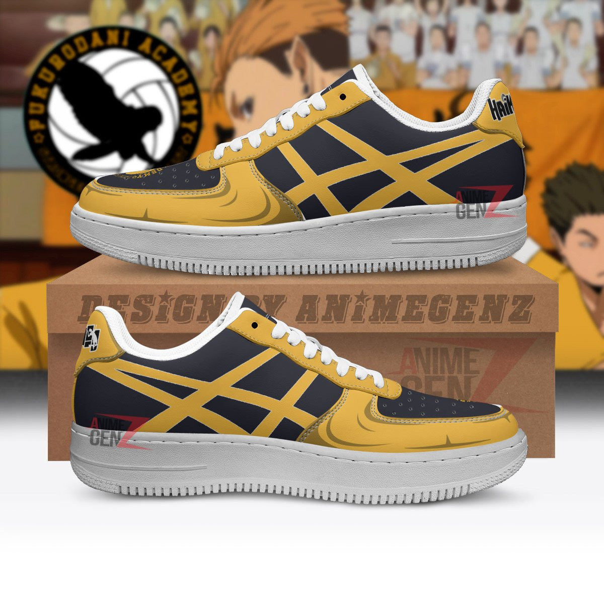 Haikyuu Fukurodani Air Sneakers Custom Anime Shoes