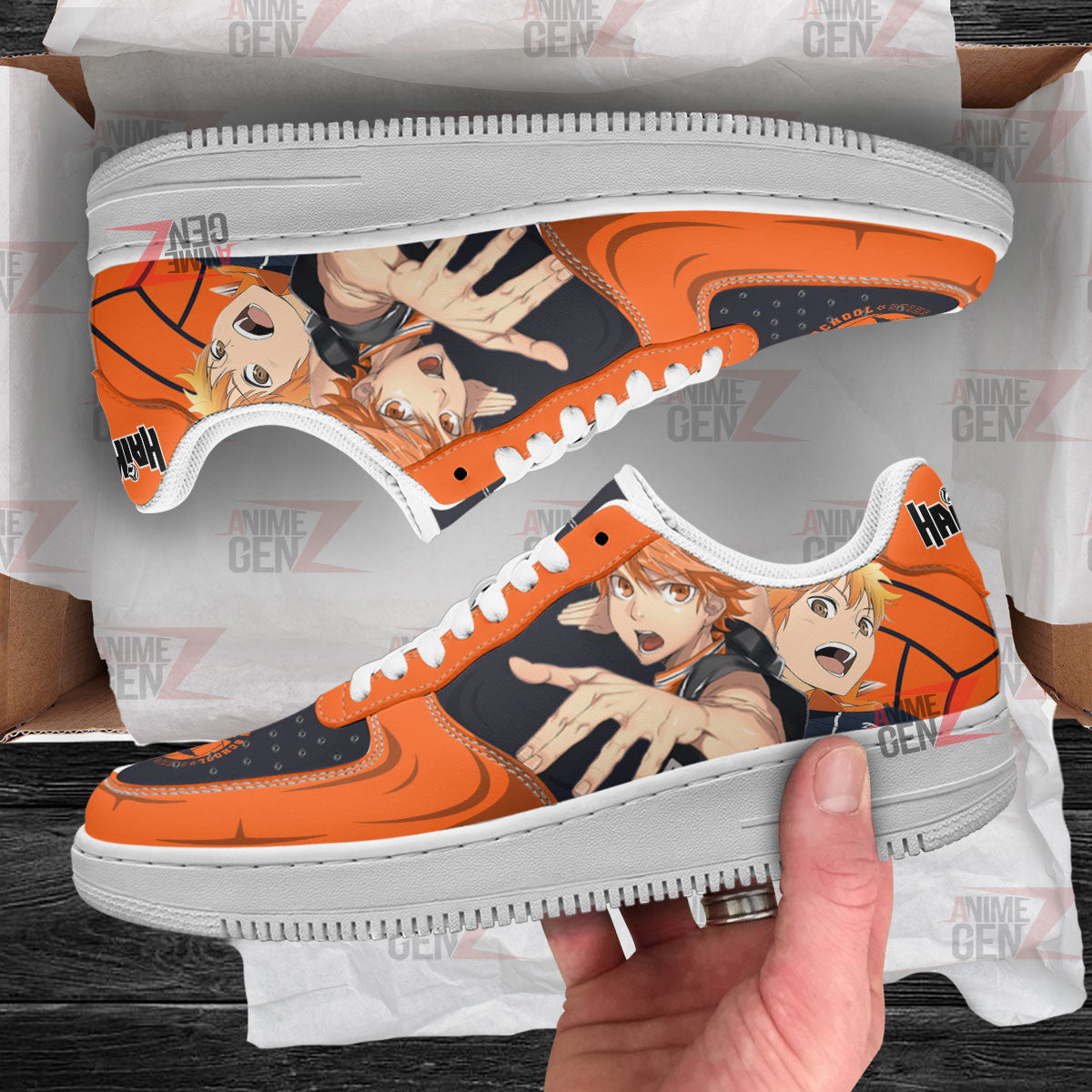 Haikyuu Hinata Shoyo Air Sneakers Custom Anime Shoes