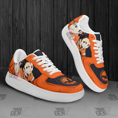 Haikyuu Nishinoya Yuu Air Sneakers Custom Anime Shoes