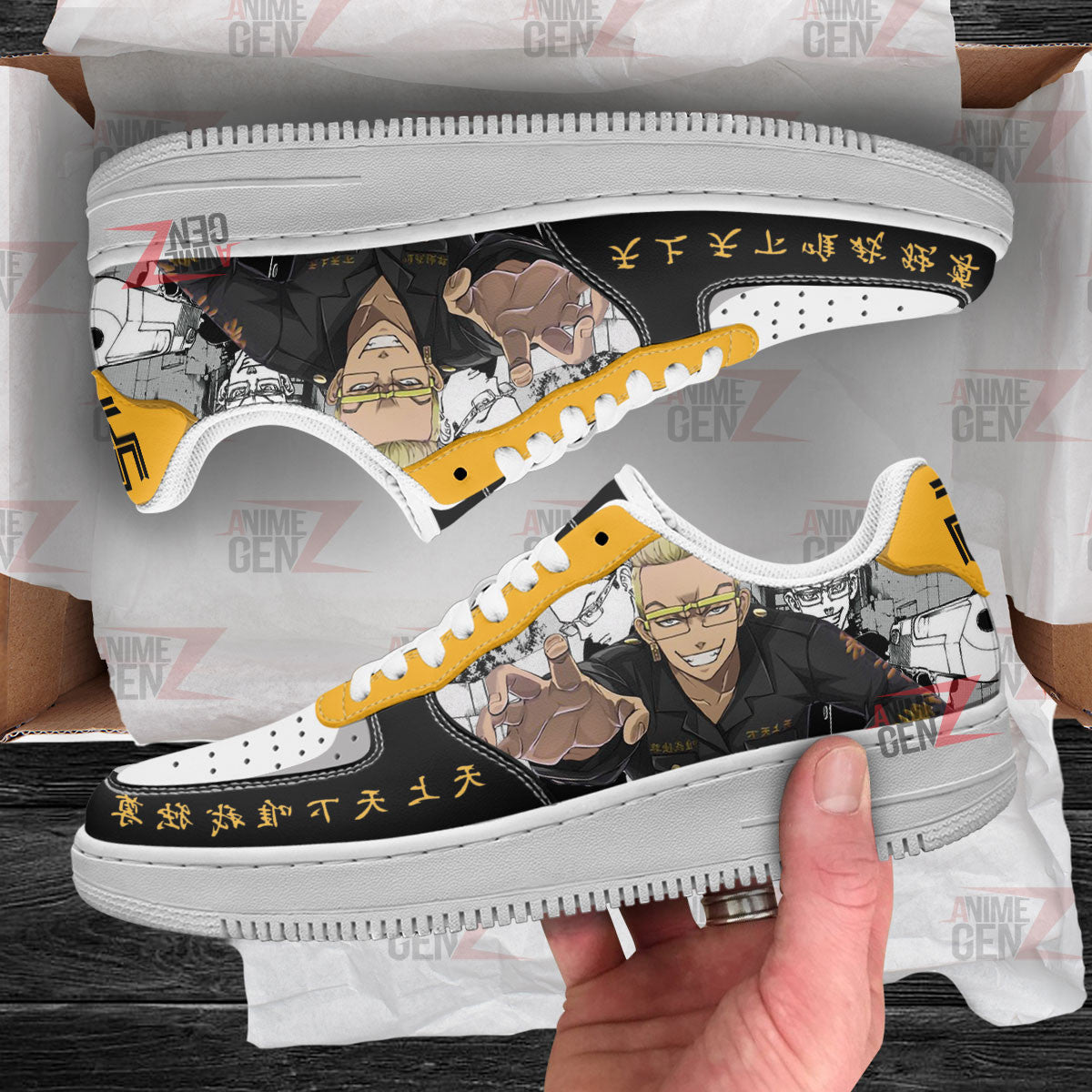 Tokyo Revengers Tetta Kisaki Air Sneakers Custom Anime Shoes