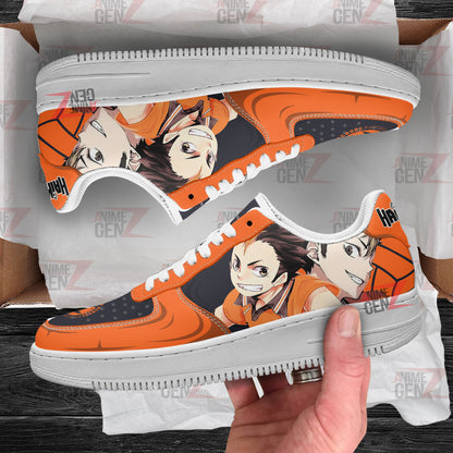 Haikyuu Nishinoya Yuu Air Sneakers Custom Anime Shoes