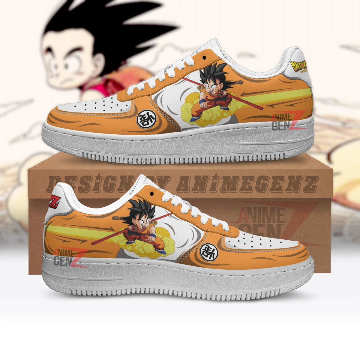 Dragon Ball Goku Kid Air Sneakers Custom Anime Shoes