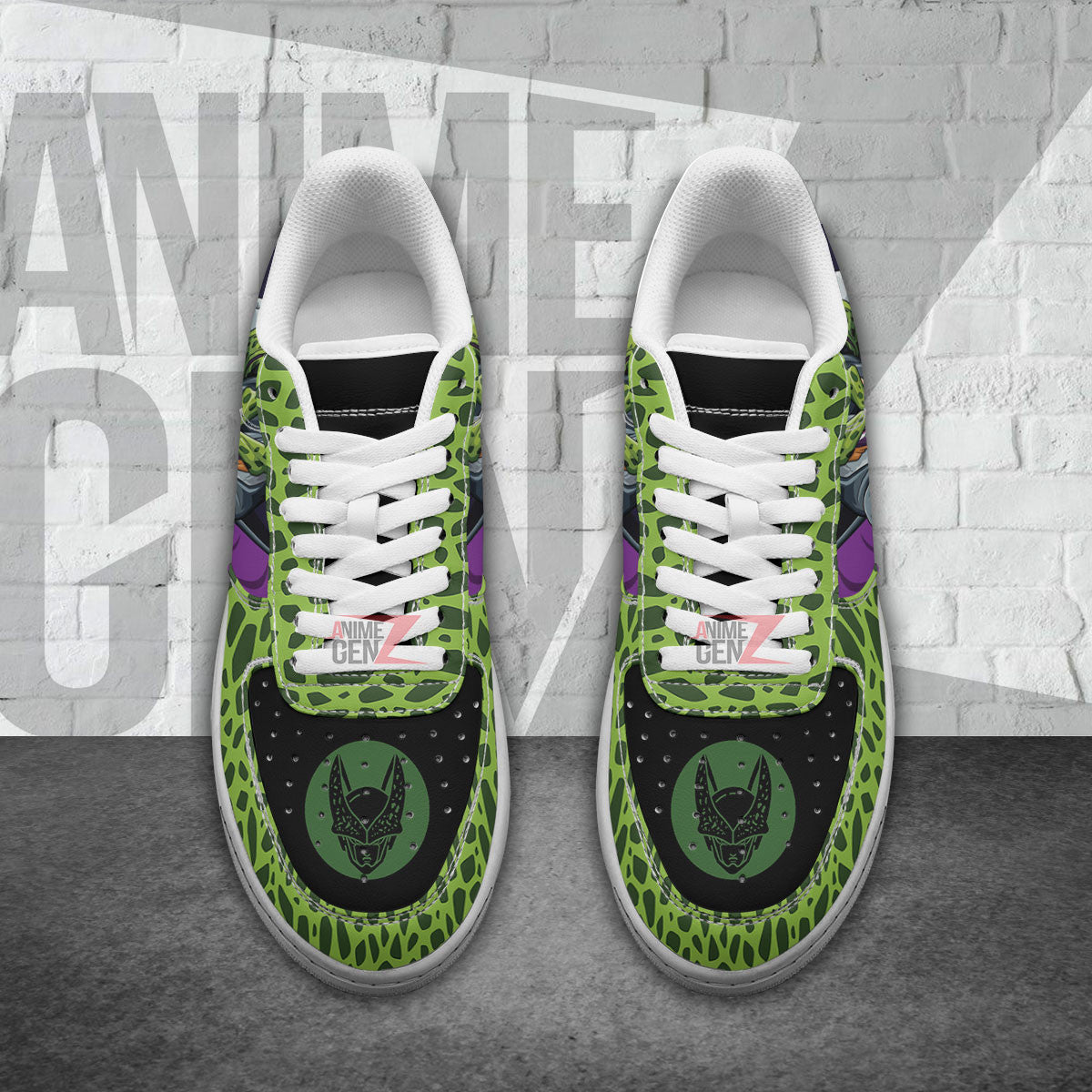 Dragon Ball Cell Air Sneakers Custom Anime Shoes