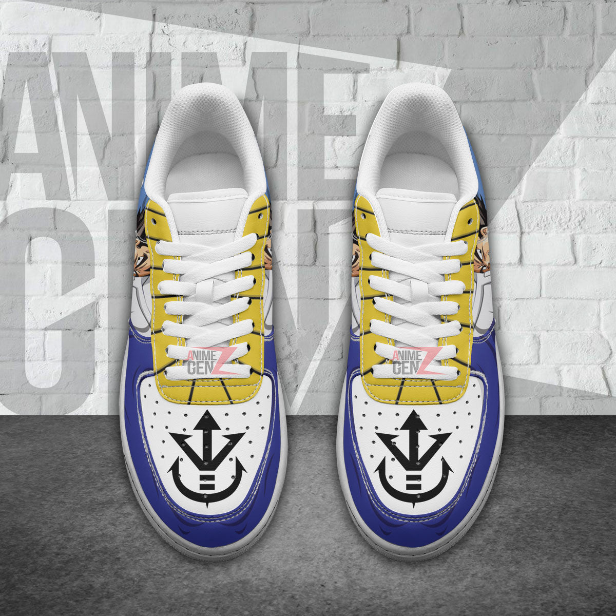 Dragon Ball Vegeta Air Sneakers Custom Anime Shoes