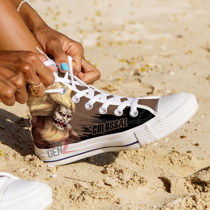 Attack On Titan Jaw Titan High Top Shoes Custom Anime Sneakers