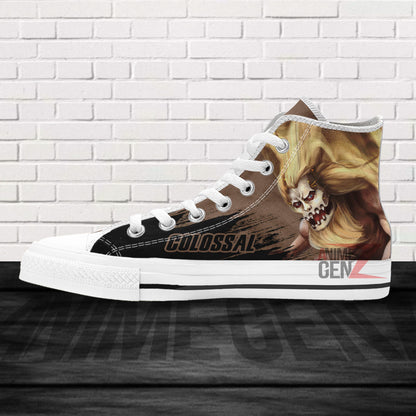 Attack On Titan Jaw Titan High Top Shoes Custom Anime Sneakers