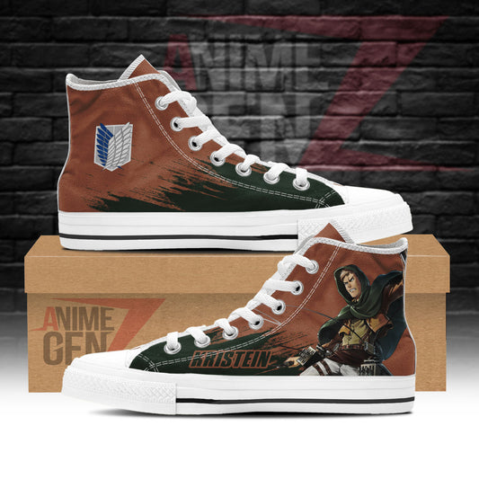 Attack On Titan Jean Kristein High Top Shoes Custom Anime Sneakers