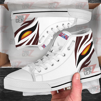Bleach Ichigo Hollow Mask High Top Shoes Custom Anime Sneakers