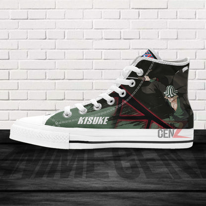 Bleach Kisuke Urahara High Top Shoes Custom Anime Sneakers