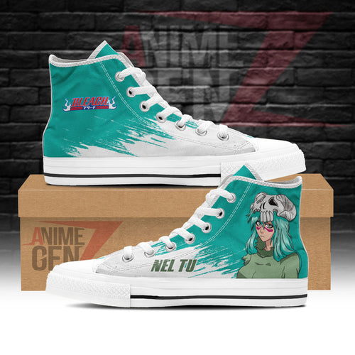 Bleach Nel Tu High Top Shoes Custom Anime Sneakers