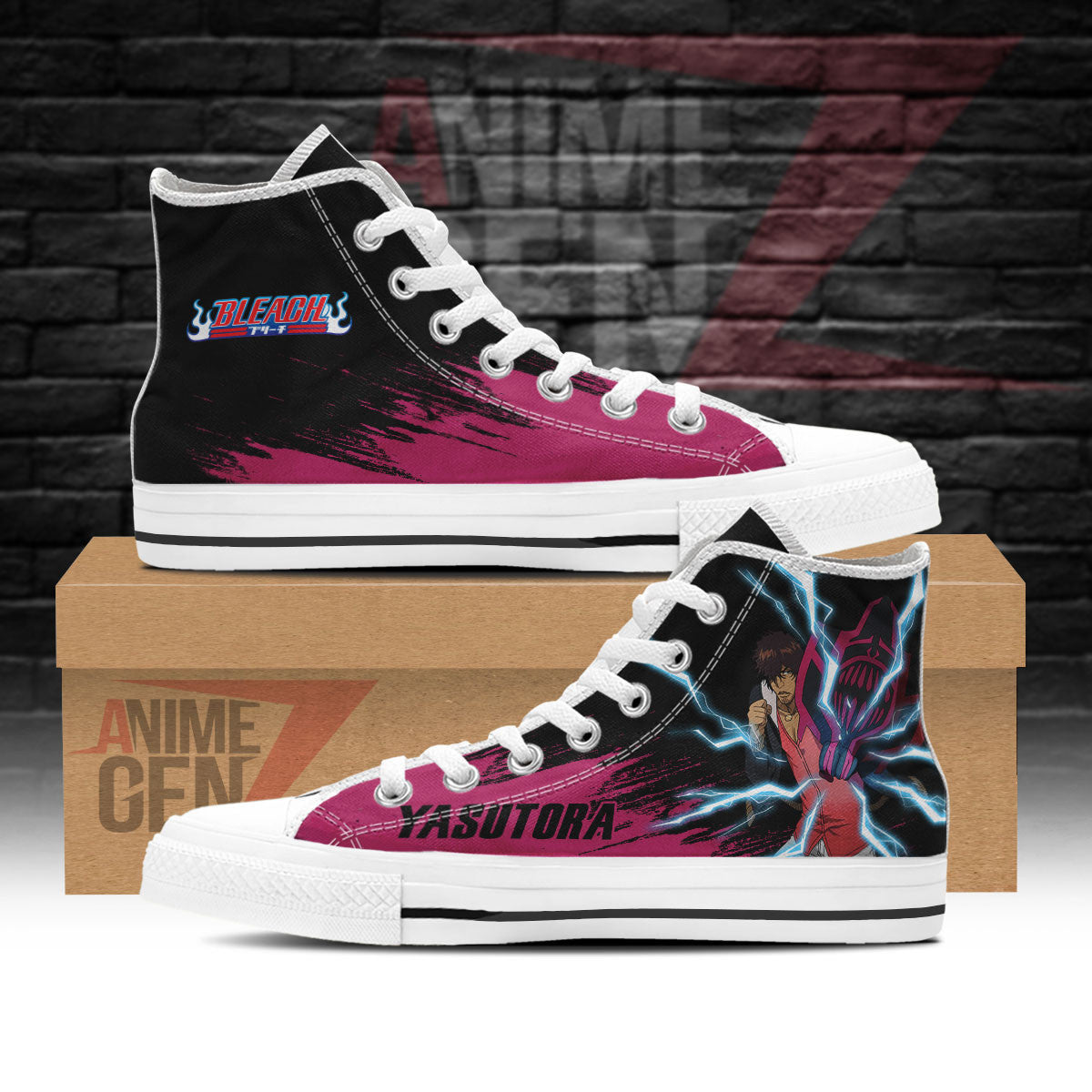 Bleach Yasutora Sado High Top Shoes Custom Anime Sneakers