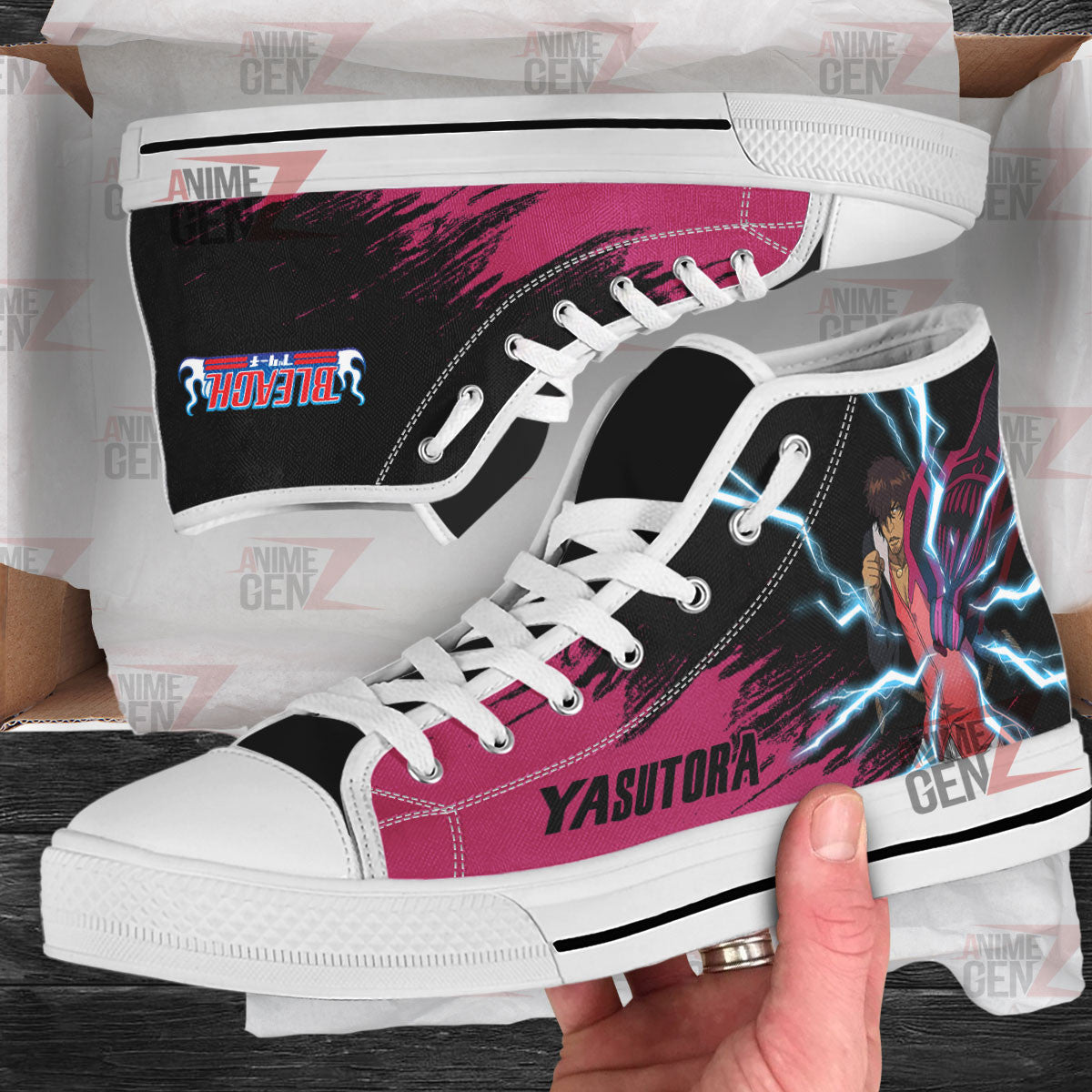Bleach Yasutora Sado High Top Shoes Custom Anime Sneakers