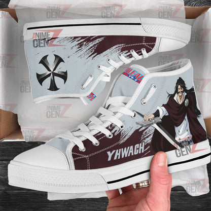 Bleach Yhwach High Top Shoes Custom Anime Sneakers