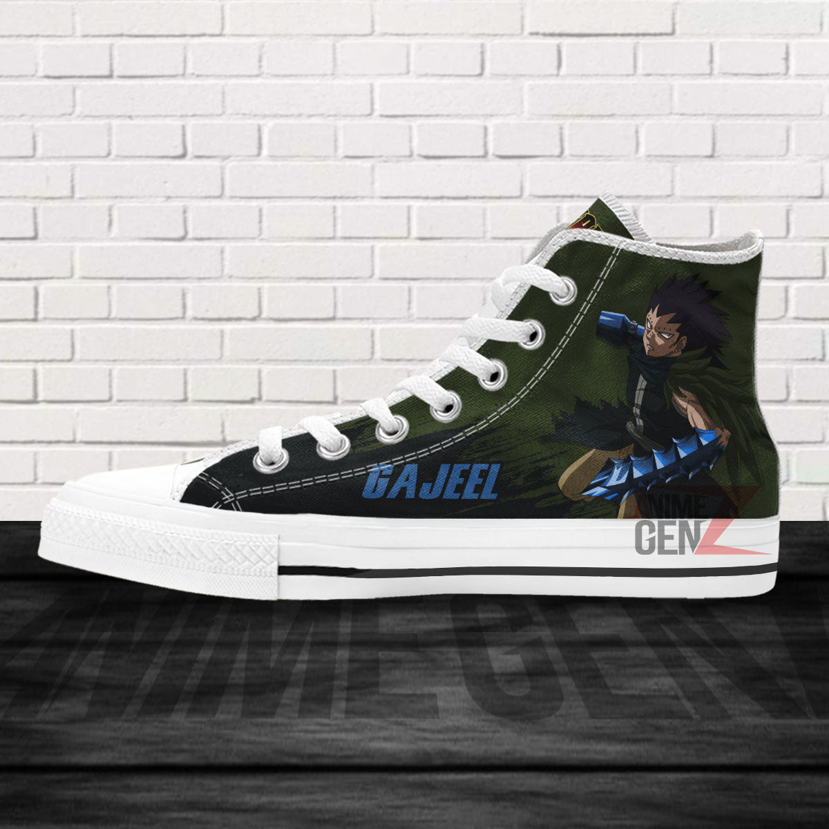Fairy Tail Gajeel High Top Shoes Custom Anime Sneakers