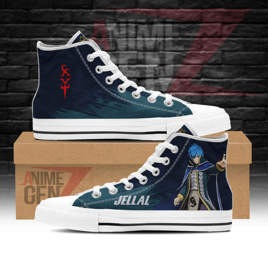 Fairy Tail Jellal High Top Shoes Custom Anime Sneakers