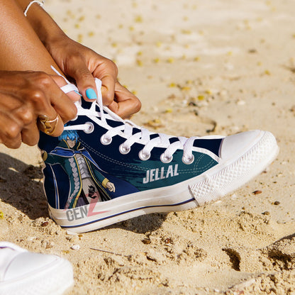 Fairy Tail Jellal High Top Shoes Custom Anime Sneakers
