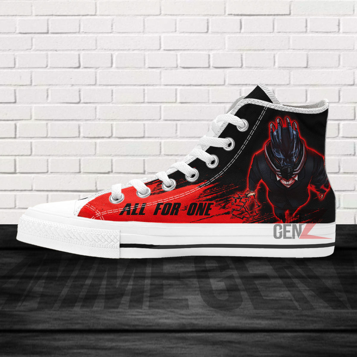 BNHA All For One High Top Shoes Custom Anime Shoes