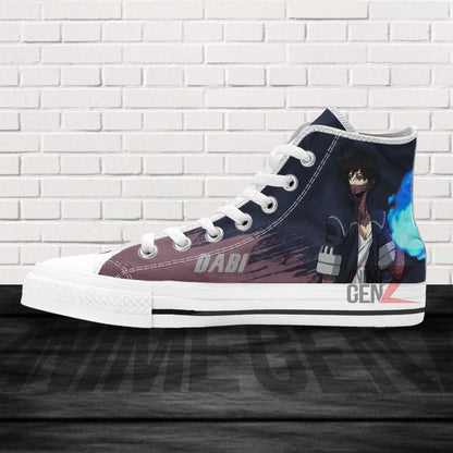 BNHA Dabi High Top Shoes Custom Anime Shoes