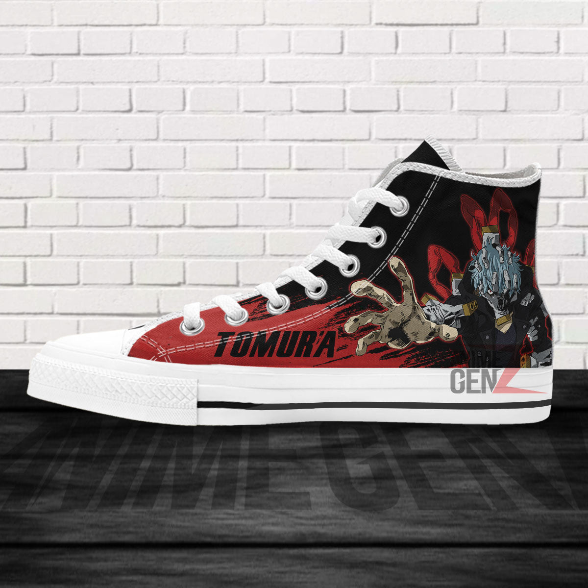 BNHA Shigaraki Tomura High Top Shoes Custom Anime Shoes