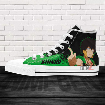 BNHA Yo Shindo High Top Shoes Custom Anime Shoes