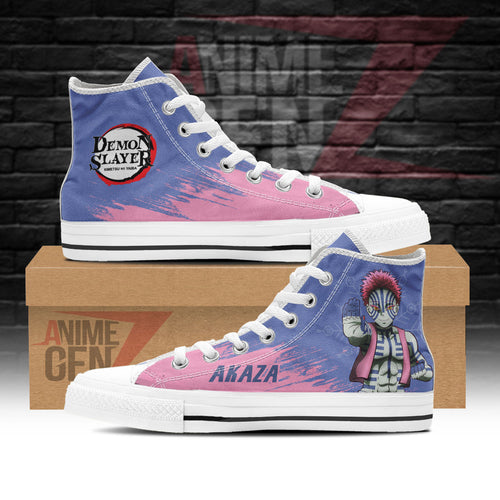 Demon Slayer Akaza High Top Shoes Custom Anime Shoes