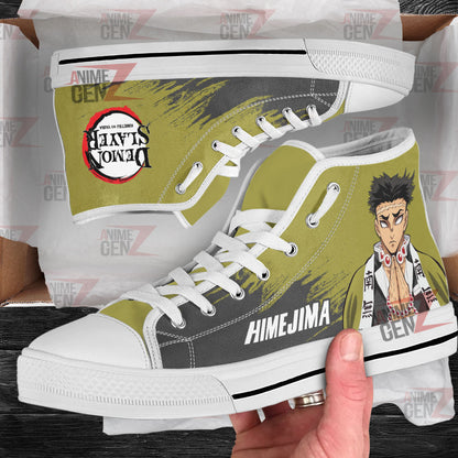 Demon Slayer Gyomei Himejima High Top Shoes Custom Anime Shoes