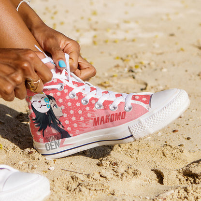 Demon Slayer Makomo High Top Shoes Custom Anime Shoes