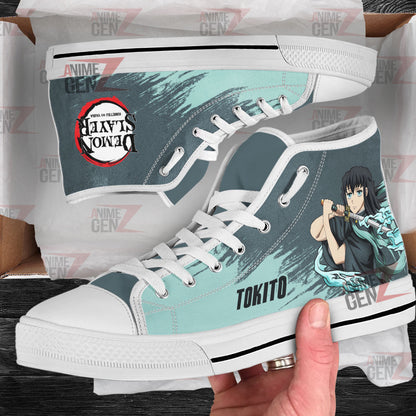 Demon Slayer Miuchiro Tokito High Top Shoes Custom Anime Shoes