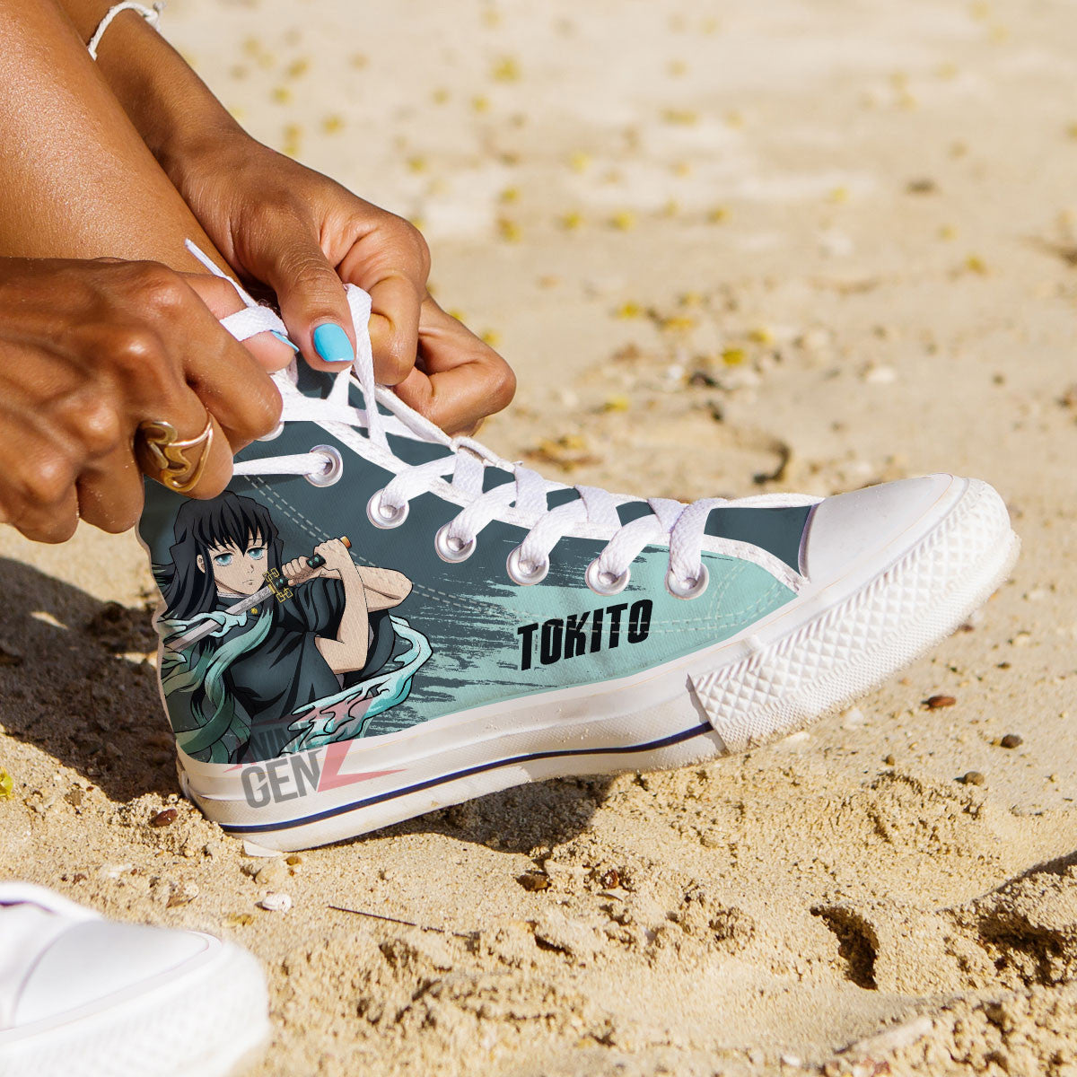 Demon Slayer Miuchiro Tokito High Top Shoes Custom Anime Shoes