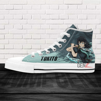 Demon Slayer Miuchiro Tokito High Top Shoes Custom Anime Shoes