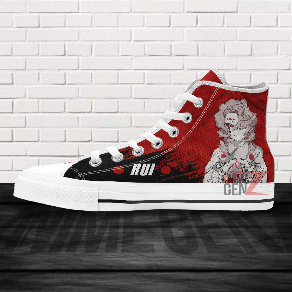 Demon Slayer Rui High Top Shoes Custom Anime Shoes