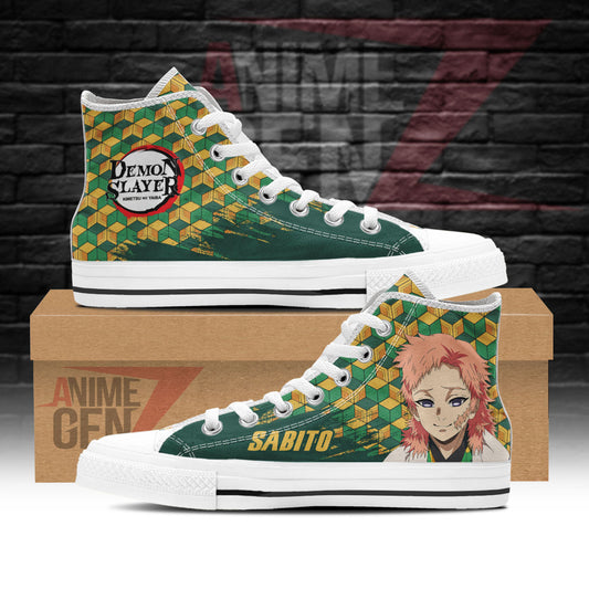 Demon Slayer Sabito High Top Shoes Custom Anime Shoes